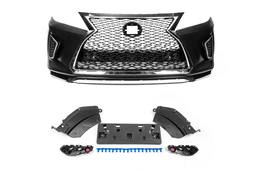 Бампер передній F-Sport з LED фарами для Lexus RX 2009-2015 рр. (114392)