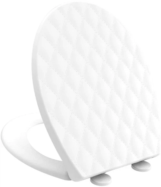 Сидіння-кришка для унітазу Fabrika LEATHER LINE OVAL soft close поліпропілен (FK-P4044) Сидіння-кришка для унітазу Fabrika LEATHER LINE OVAL soft close поліпропілен (FK-P4044)