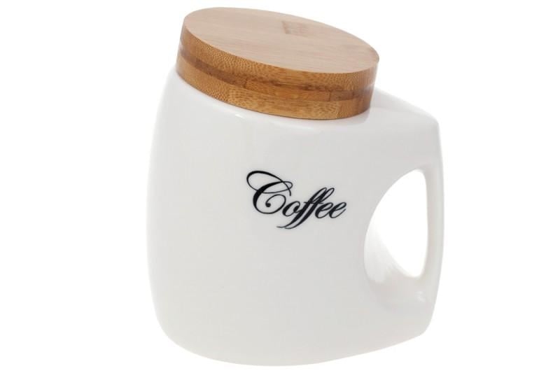 Банка ВonaDi Coffe 945385 1л с бамбуковой крышкой (100519)
