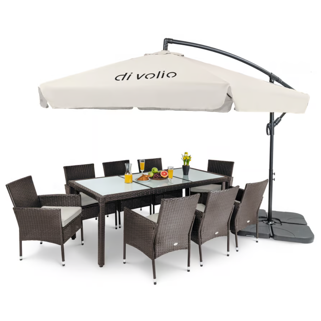 Зонтик садовый Di Volio EMPOLI 300 см и основа садового зонтика Кремовый (1630) - фото 9 Зонтик садовый Di Volio EMPOLI 300 см и основа садового зонтика Кремовый (1630) - фото 9