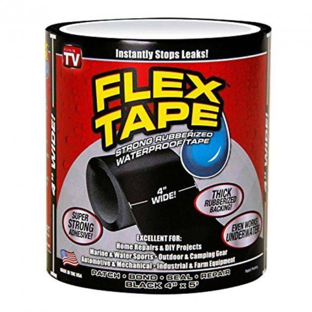 Изоляционная скотч-лента Flex Tape водонепроницаемая 10 см (ws89651)