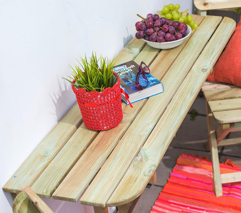 Столик балконний з дерева Рівас Бланже (БСО-001201)