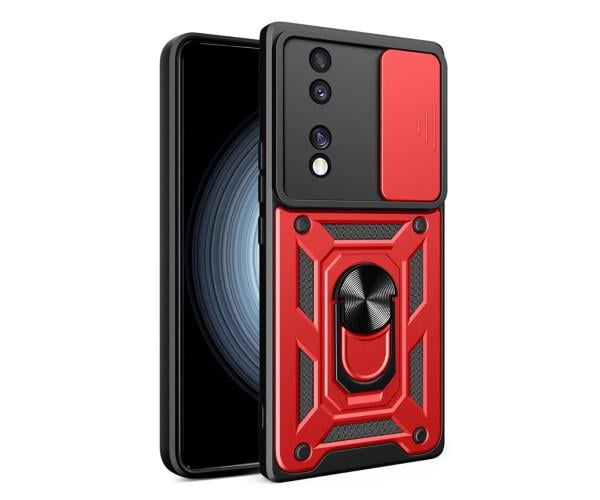 Чехол накладка Ricco Camera Sliding для Honor 70 Красный Чехол накладка Ricco Camera Sliding для Honor 70 Красный