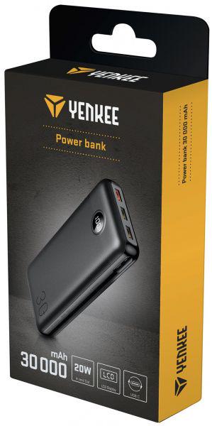 Повербанк Yenkee YPB 3018 30000 mAh PD20W Black (35057019) - фото 8