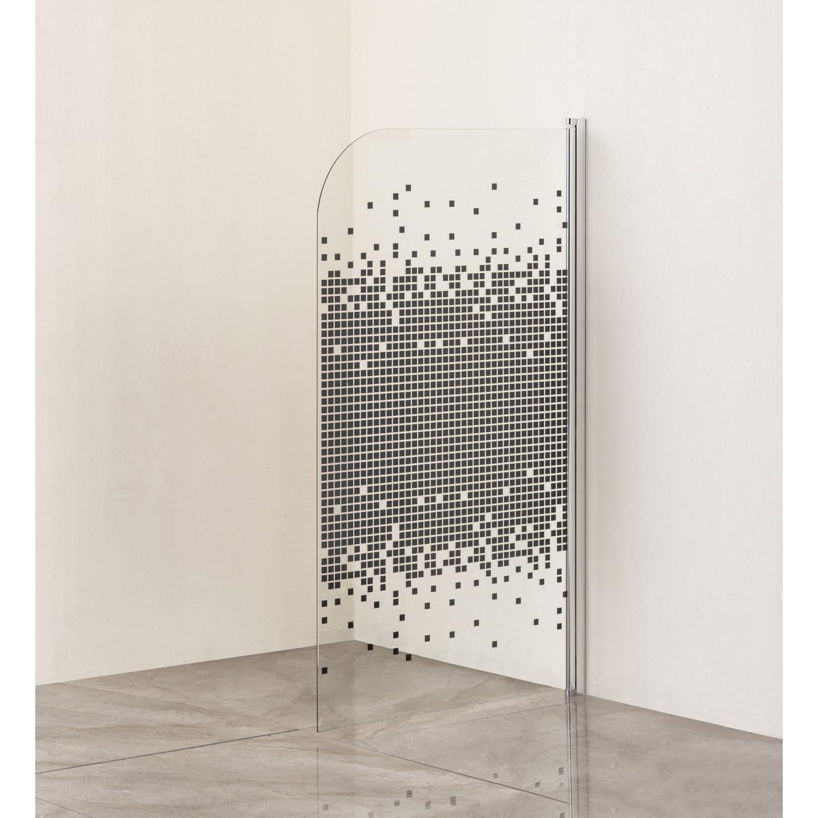 Шторка для ванной BRAVO ELBA 80В Mosaic (000023252)