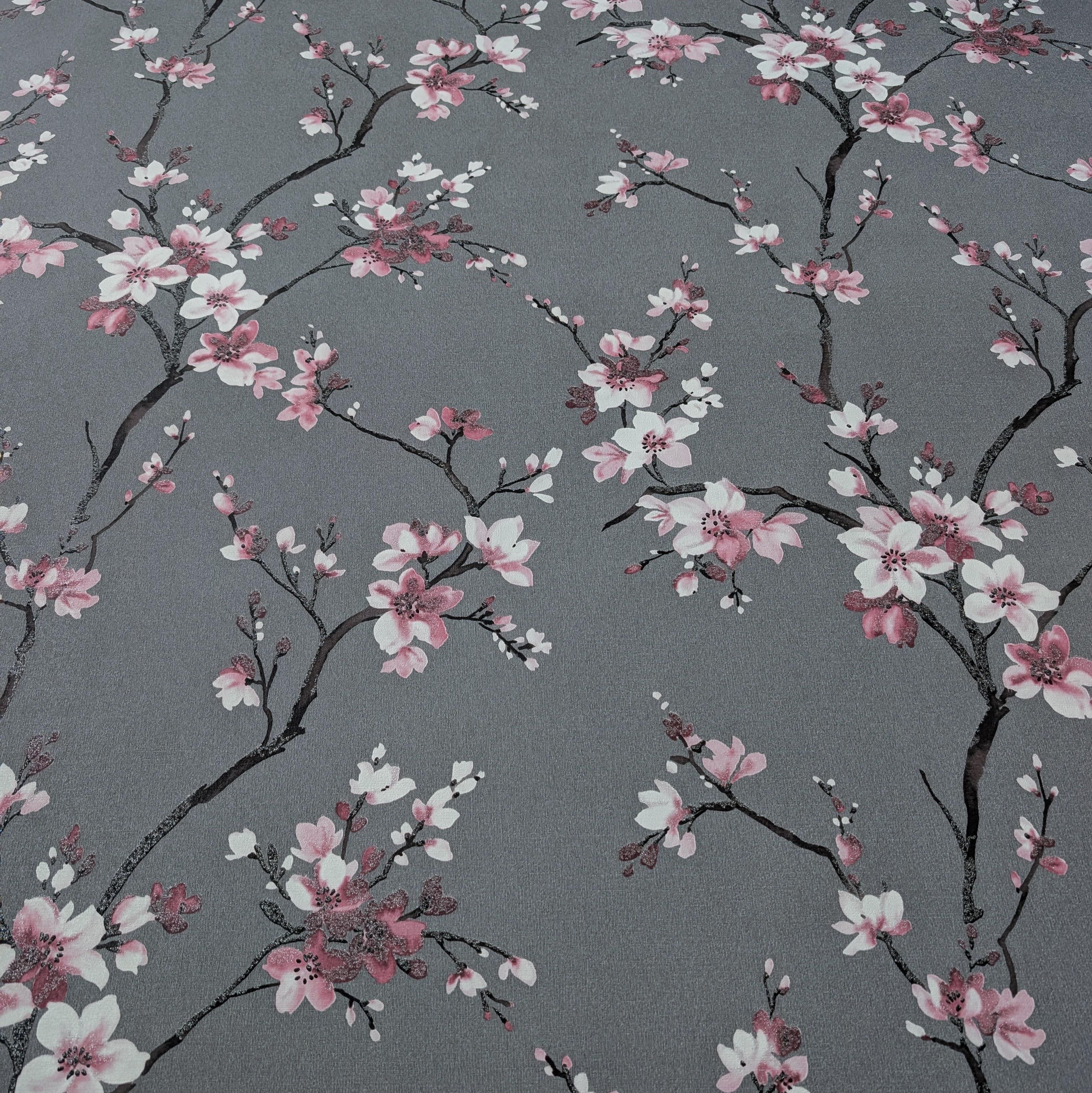 Шпалери вінілові на флізеліновій основі A.S. Creation Premium 38500-6 Дерева 1 м Графітовий (28446518) - фото 2