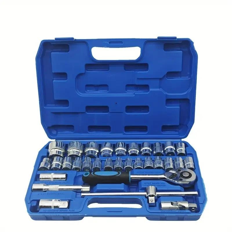 Набір інструментів універсальний 32 пр. у валізі Синій (17191)