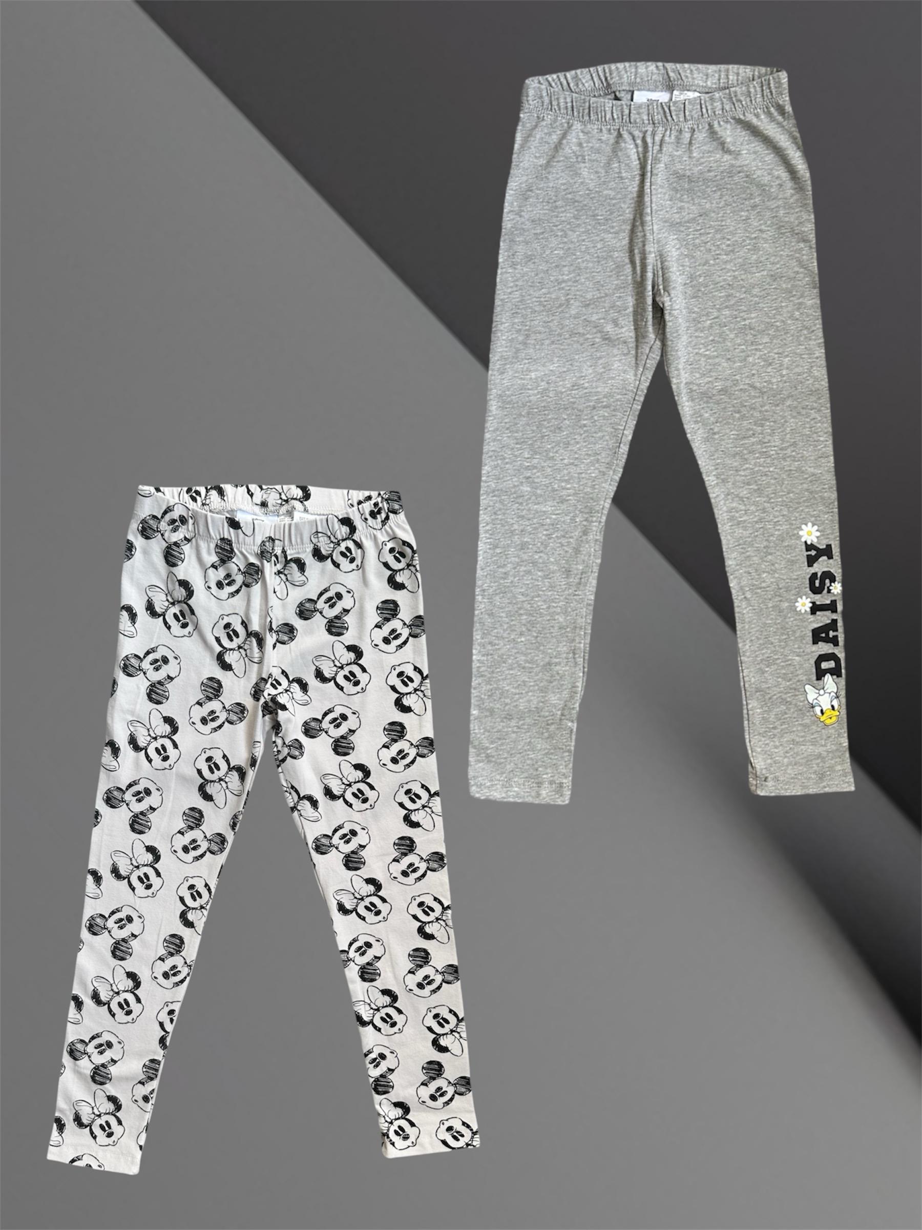 Лосины Disney 6/8 лет 122-128 см 2 шт. Серо-розовый (00130031-1)