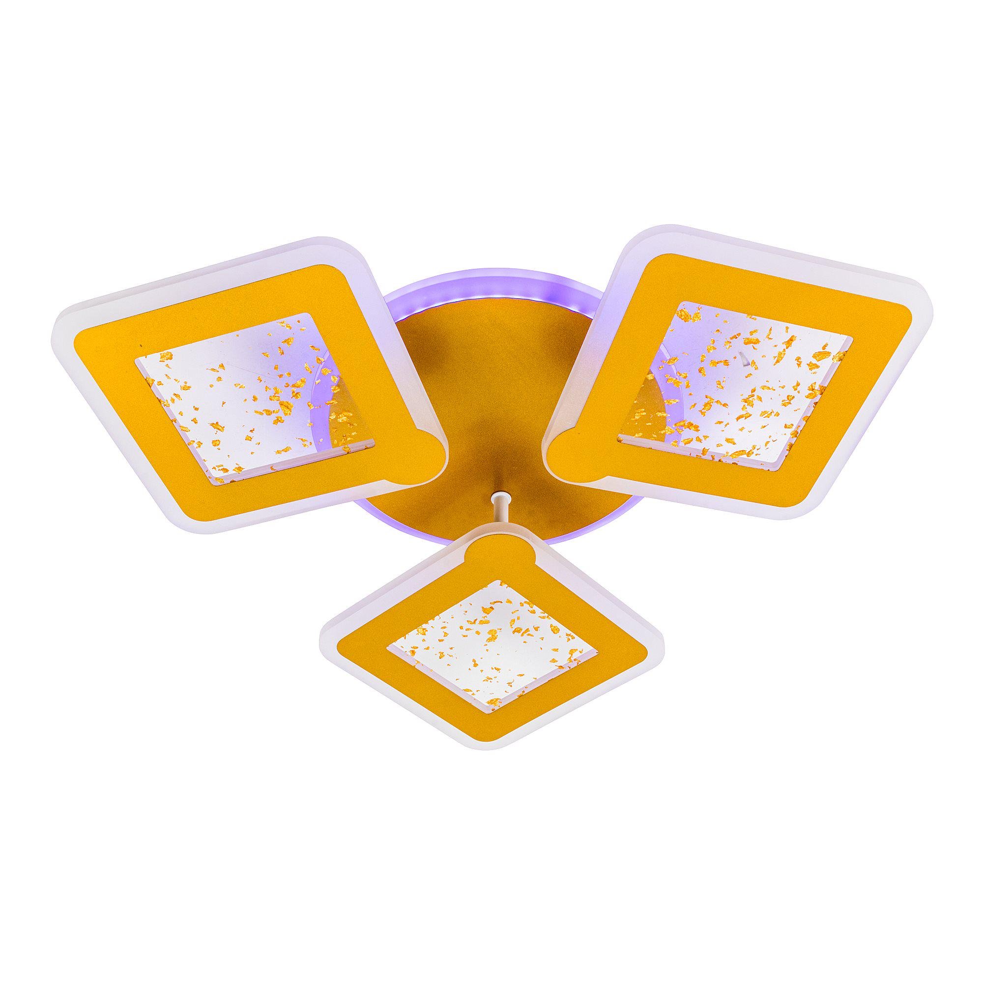 Люстра светодиодная с пультом Valeso V K39977-3+1 GD (000036412) - фото 4 Люстра светодиодная с пультом Valeso V K39977-3+1 GD (000036412) - фото 4