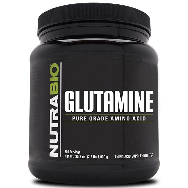 Глютамин для спорта NutraBio Glutamine 1000 г 200 порций Unflavored (000027197)