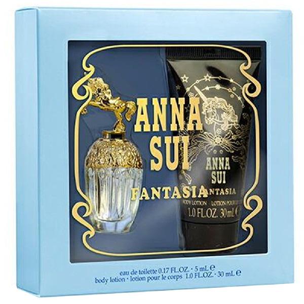 Туалетная вода для женщин Anna Sui Fantasia 5 мл с лосьоном для тела 30 мл (307)