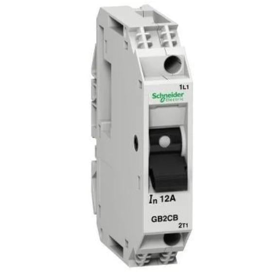 Автоматический выключатель для защиты двигателя Schneider Electric TeSys 1P 6A (GB2CB12)