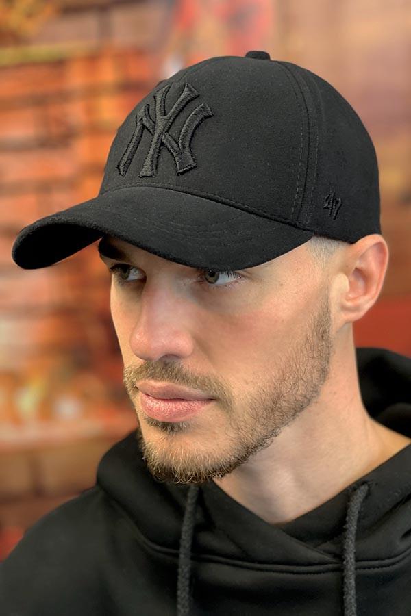 Бейсболка мужская Braxton NY Черный (2376173697)