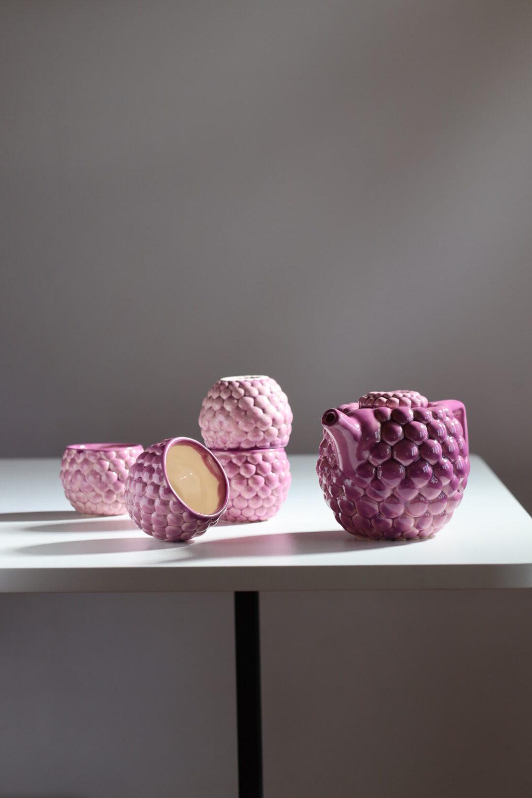 Набор для чайной церемонии Фиолетовый ягодный ручной работы (TS-23) - фото 11 Набор для чайной церемонии Фиолетовый ягодный ручной работы (TS-23) - фото 11