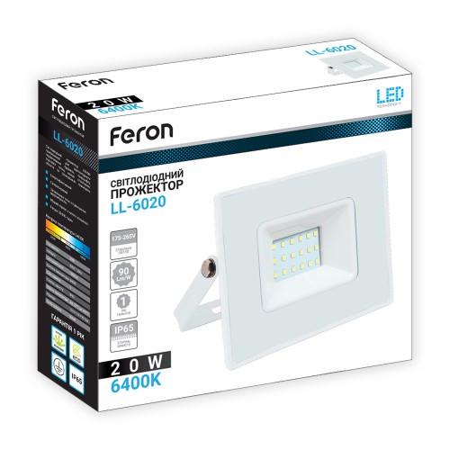 Прожектор Feron LL-6020 светодиодный 20W - фото 3