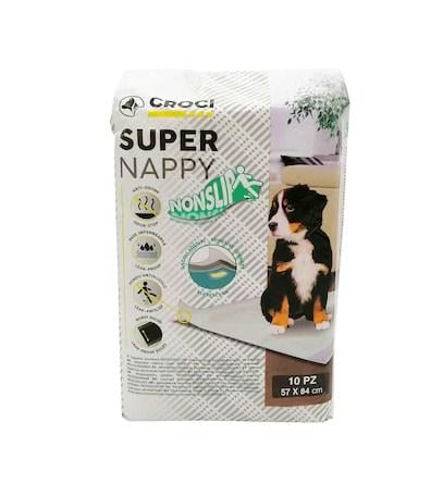 Одноразовые пеленки для собак Croci Super nappy антискользящие 57х84 см 10 шт