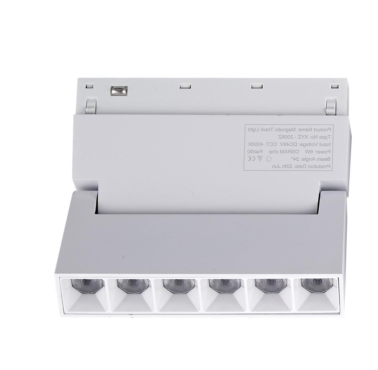 Світильник трековий магнітний поворотний OL110 6W 4000K Білий (29502701) - фото 2 Світильник трековий магнітний поворотний OL110 6W 4000K Білий (29502701) - фото 2