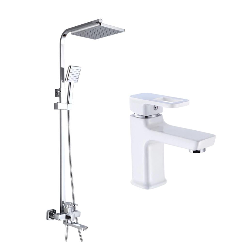 Набір змішувачів Lidz для душу Wawel 001/Wawel 1030 White (FRRS00052491)