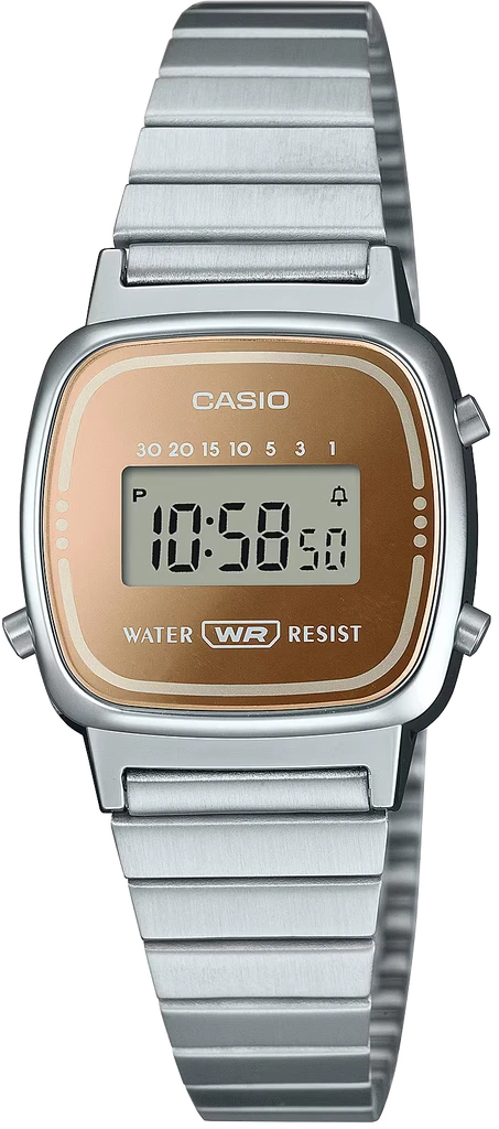 Наручний годинник жіночий Casio LA670WES-4AEF Lady Vintage з підсвіткою