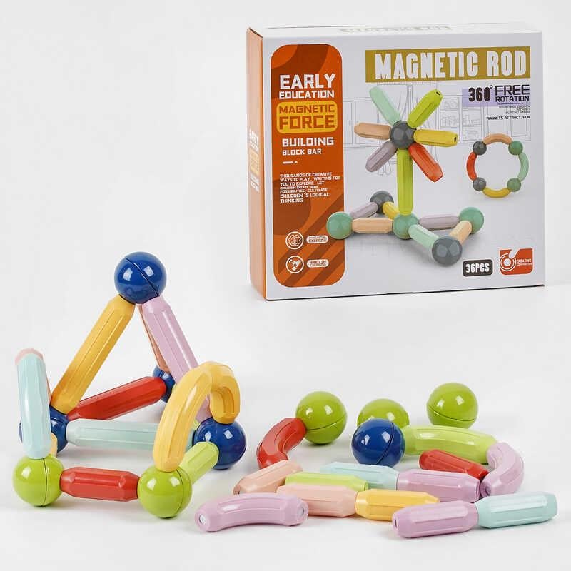 Конструктор LZ 8002 магнитный 36 деталей (120803)