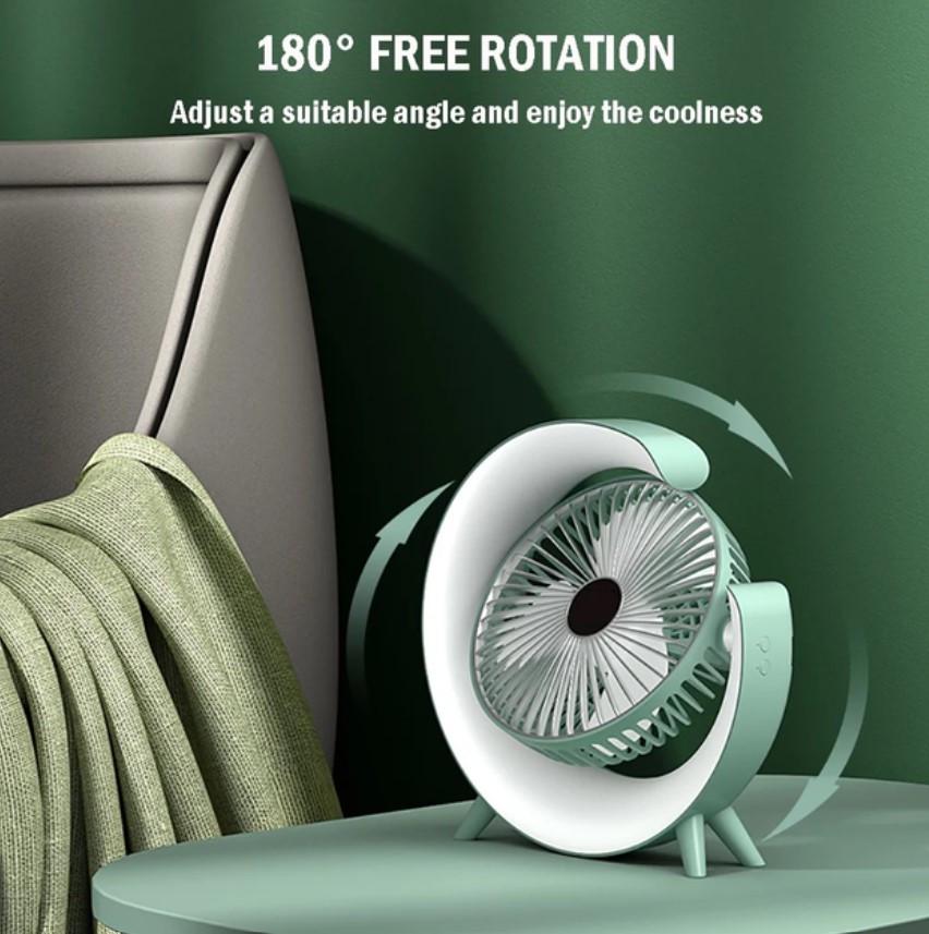 Вентилятор настольный с LED подсветкой RGB/на аккумуляторе/USB (MX-00009125) - фото 7 Вентилятор настольный с LED подсветкой RGB/на аккумуляторе/USB (MX-00009125) - фото 7