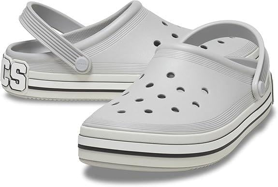 Сабо чоловічі Crocs Unisex Off Court Clog Atmosphere Logo р. 46-47 Сірий (18473)