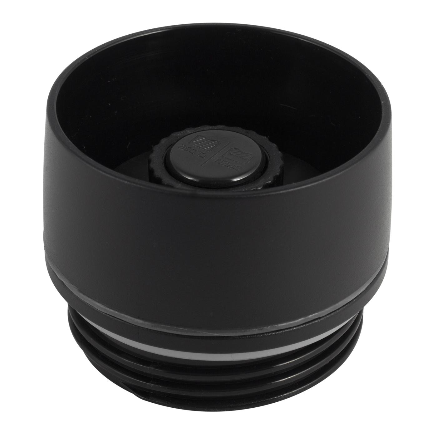 Термокружка Kamille із нержавіючої сталі з TPR-вставкою 420 мл Чорний (14881565) - фото 4