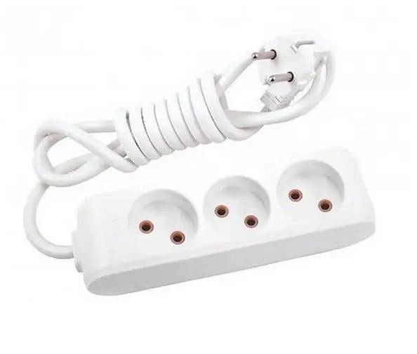 Удлинитель VIKO 3 м на 3 гнезда без заземления
