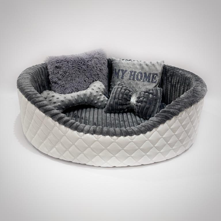 Лежанка для собак Amore mio Cane Брістоль до 16 кг 60х55х19 см (ОВ-0044) - фото 3 Лежанка для собак Amore mio Cane Брістоль до 16 кг 60х55х19 см (ОВ-0044) - фото 3