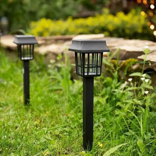 Садово-парковый светильник Sirius грунтовый на солнечной батарее 3000К IP65 Черный (10030) - фото 2