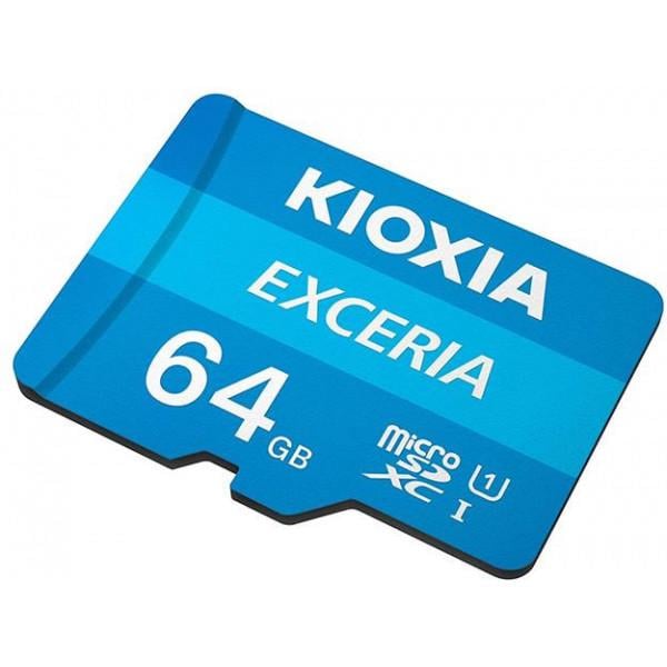 Карта пам'яті Kioxia MicroSDXC 64GB UHS-I Class 10 Exceria R100MB/s (LMEX1L064GG2) + SD-адаптер - фото 3