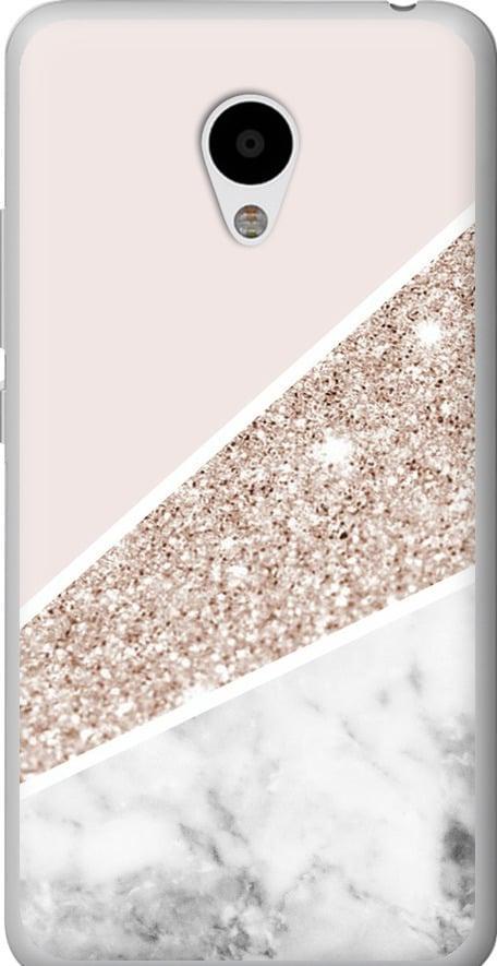 Чехол на Meizu M3s Пастельный мрамор (4342t-943-42517)