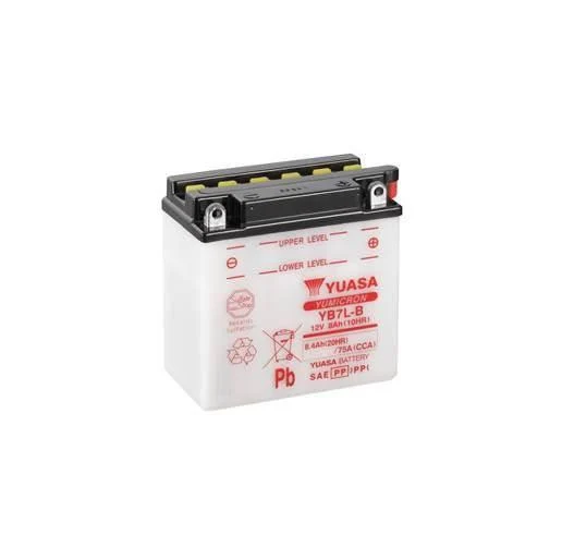Аккумулятор YuasaBatteryEuropeGmb МОТО YuMicron Battery YB7L-B сухозаряженный 12V 8,4Ah