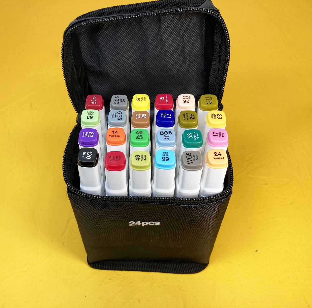 Маркери для дизайнерів двосторонні Touch Multicolor 24 шт. (1801953626)