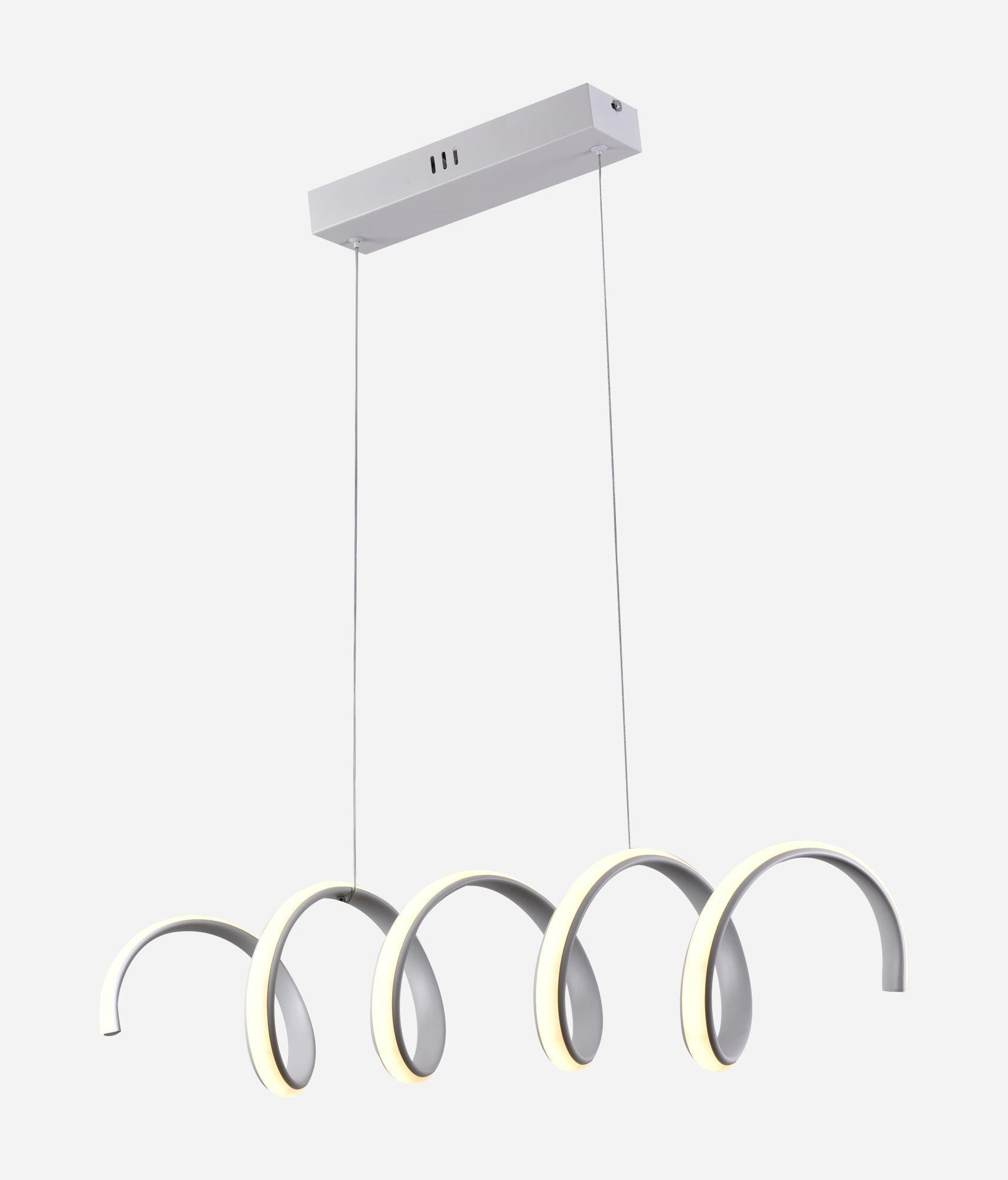 Люстра подвесная светодиодная Sirius LCD3055 WT Белый