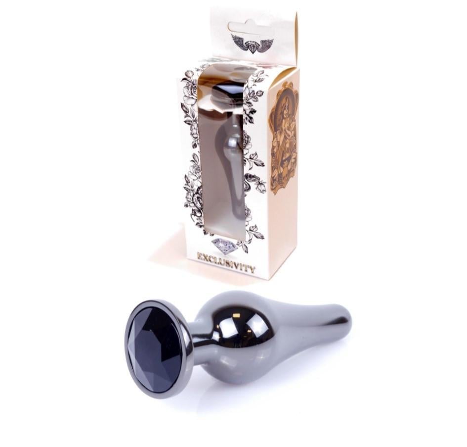 Анальная пробка Boss Series Jewellery Dark Silver Butt/Plug Black (2703756044)