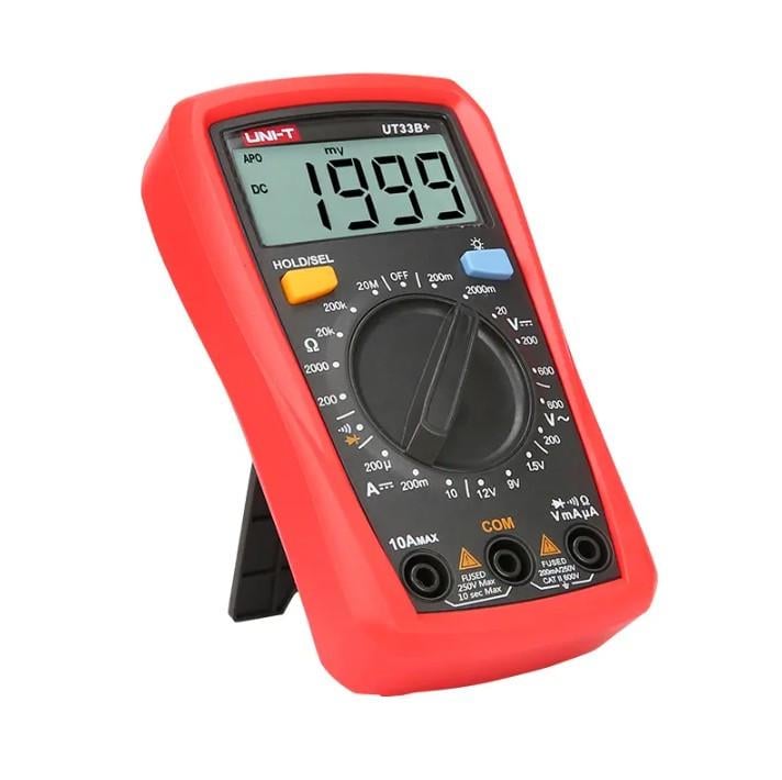 Мультиметр цифровий UNI-T UT33B+ тестер 2000 відрахунків 600в10 А (1815046677) Мультиметр цифровий UNI-T UT33B+ тестер 2000 відрахунків 600в10 А (1815046677)