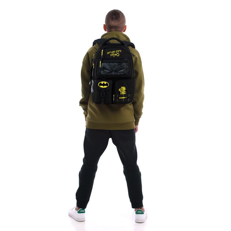 Школьный рюкзак KITE Education teens DC25-2587M Batman с ортопедической спинкой (995315) - фото 3