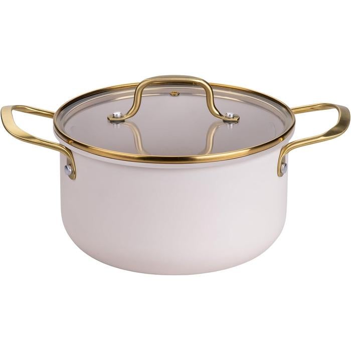 Кастрюля Fackelmann со стеклянной крышкой Pamela Reif 20 см 3,4 л