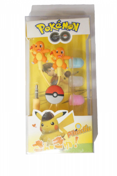 Наушники Optima Mp3 Pokemon Go Charmander 3,5 мм Orange - фото 1