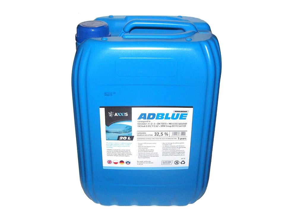 Топливная присадка Axxis SCR AdBlue для снижения выбросов оксидов азота 20 л (0101584)