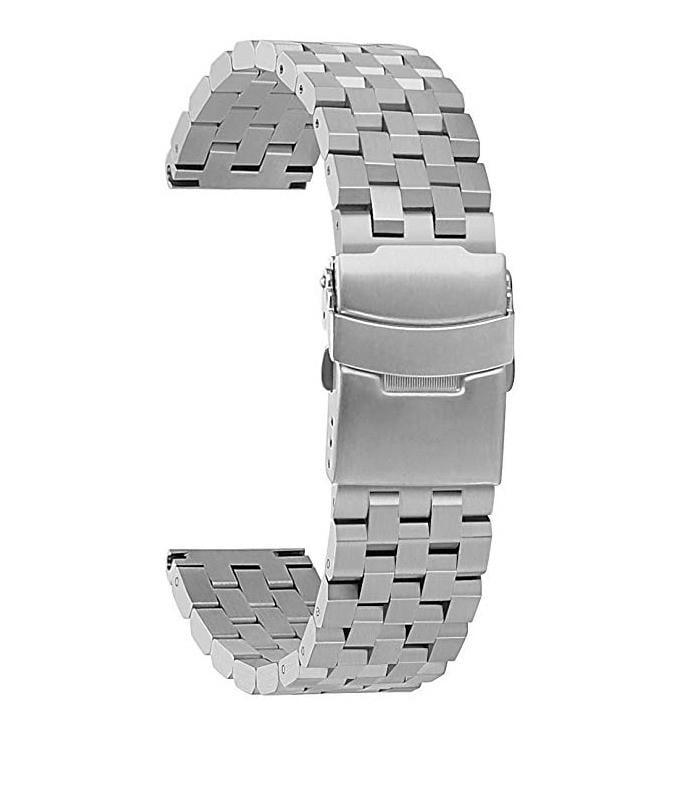 Ремешок стальной BeWatch для часов универсальный Серебристый (1024405) - фото 6