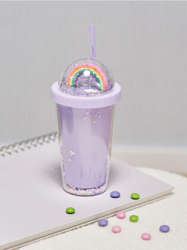 Стакан с крышкой и трубочкой With Love 450 мл (R100191) Стакан с крышкой и трубочкой With Love 450 мл (R100191)