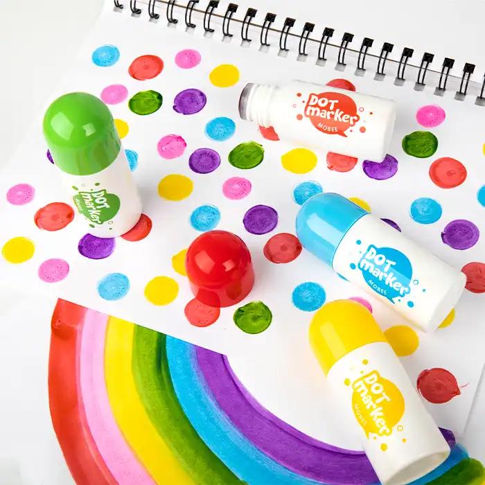 Маркеры точечные Dot paint для детей 6 цветов - фото 3 Маркеры точечные Dot paint для детей 6 цветов - фото 3