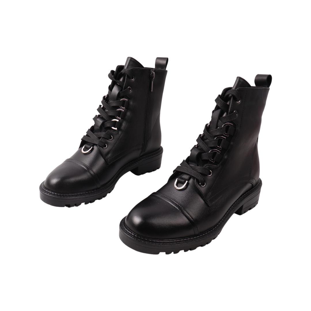 Ботинки женские Grossi из кожи р. 39 Черный (235-22ZHC)