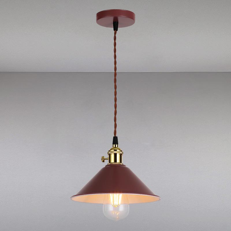 Люстра подвесная лофт Light House LS-14026 BROWN на одну лампу Коричневый