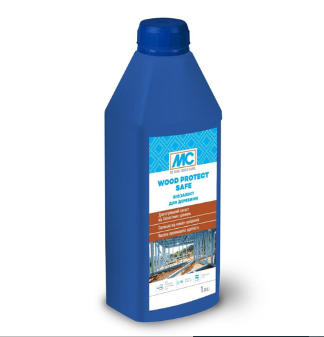 Биозащита для дерева MC-Bauchemie Wood Protect Safe 1 л