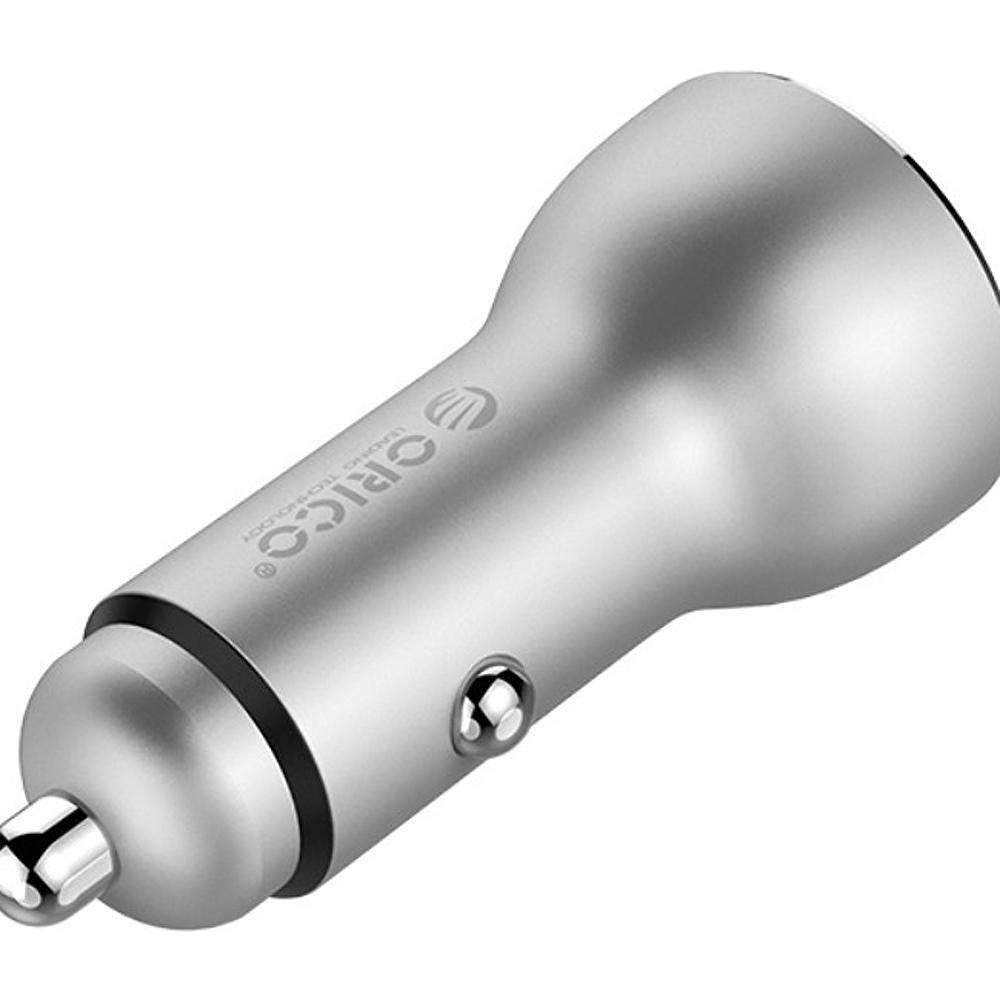 Зарядний пристрій автомобільний Orico й 2x USB 30W 3A USB-A Quick Charge 3.0 QC3.0 алюмінієвий Сріблястий (ORICO-UPF-Q2-SV-BP) - фото 5 Зарядний пристрій автомобільний Orico й 2x USB 30W 3A USB-A Quick Charge 3.0 QC3.0 алюмінієвий Сріблястий (ORICO-UPF-Q2-SV-BP) - фото 5