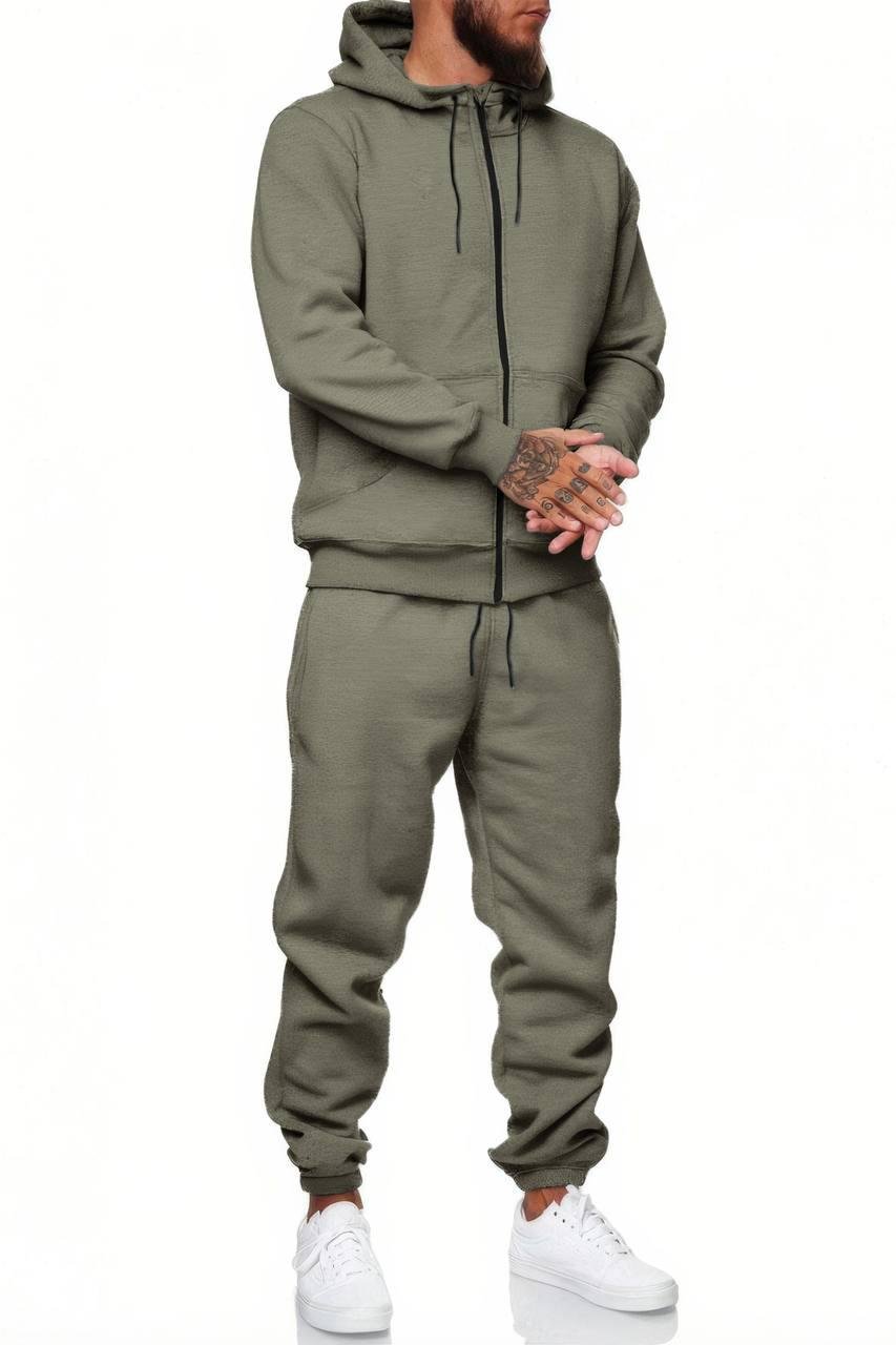 Спортивный костюм мужской M Зеленый