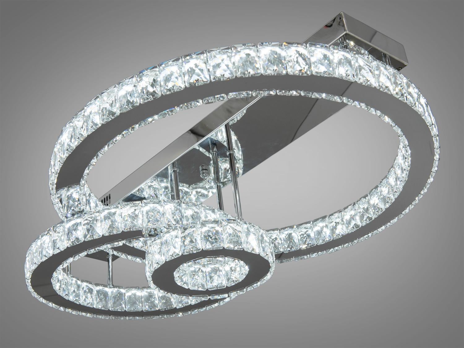 Люстра LED с кристаллами (7708-3D/HR)